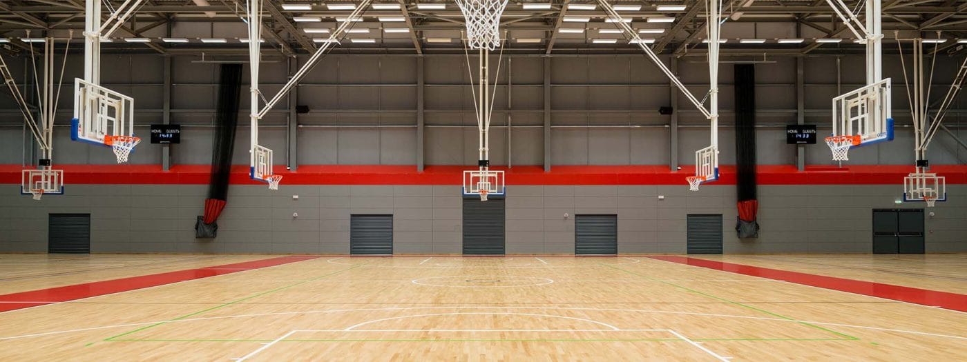 Image of a high-performance sports installation at a facility in Essex, showcasing quality equipment and service.