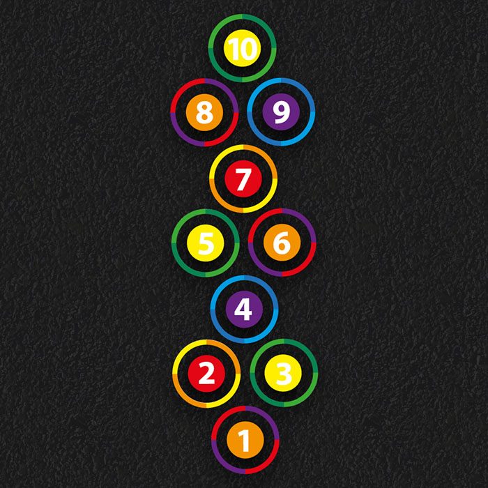 Circle Hopscotch