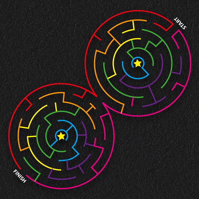 Double Circular Maze