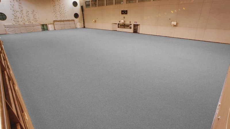 Sports Hall Protective Floor Tiles - 30 Tiles - Red