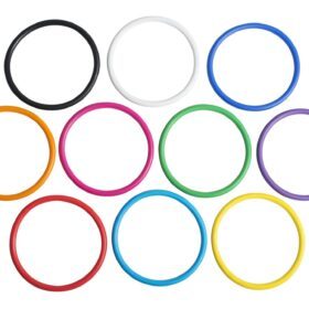 Spordas Activity Tossing Rings - Assorted - 10 Pack