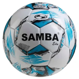 Samba Edu Football - White/Blue/Silver - Size 3