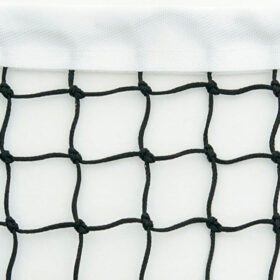 Black Integral Weighted Tennis Net