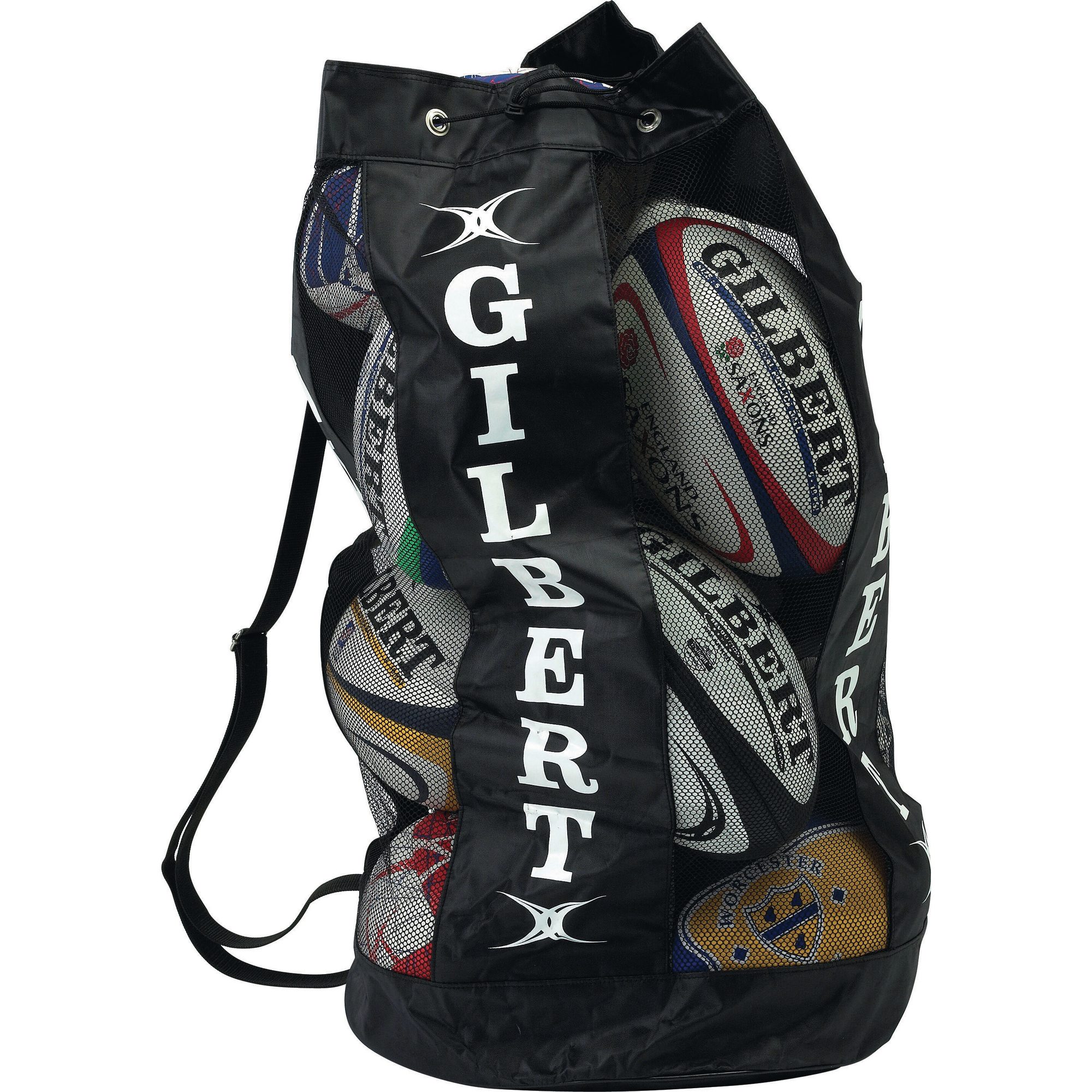 Gilbert Breathable Ball Bag - Black - 12 Balls