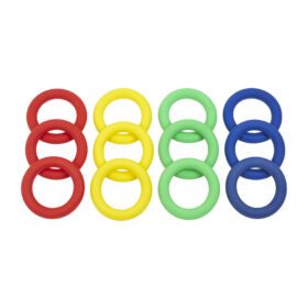 PVC Ring - Pack of 12 Mixed Colours