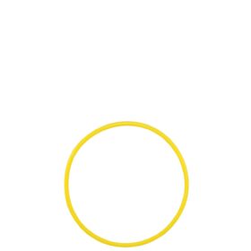 Hula Hoop - 460mm - Yellow