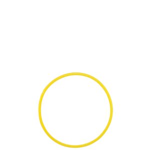 Hula Hoop - 460mm - Yellow