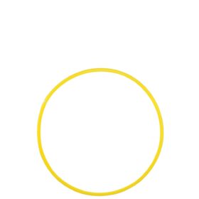 Hula Hoop - 610 Millimeters - Yellow