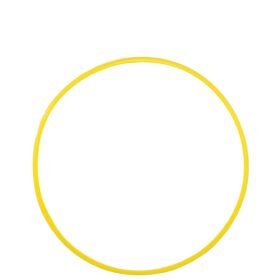Hula Hoop - 760 Millimeters - Yellow