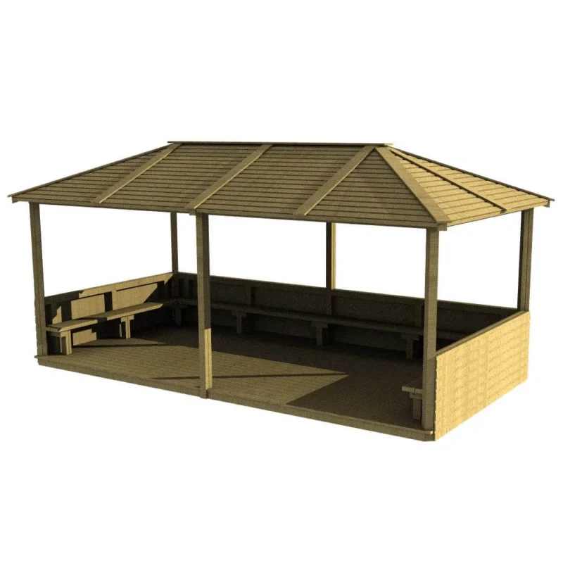 Hipped Roof Shelter – 6m x 3m