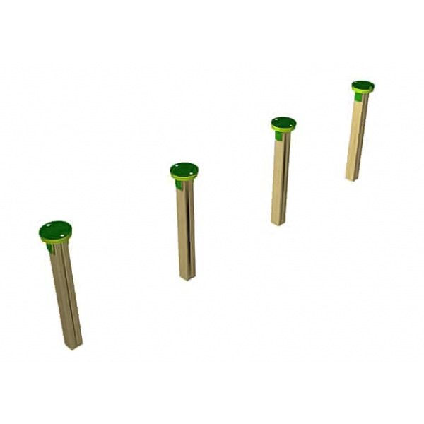 HDPE Topped Leapfrog Posts