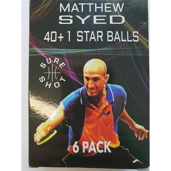 Matthew Syed 6pk Table Tennis Balls - Image 2