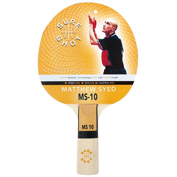 Matthew Syed 10 Table Tennis Bat - Image 2