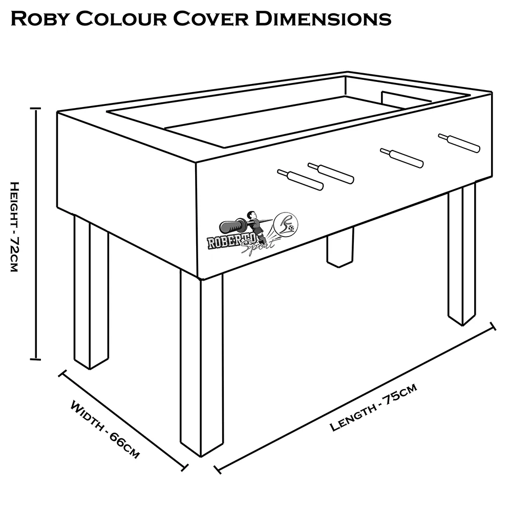 Roby Colour Covered Football Table - Image 3