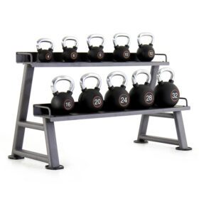 Rubber Covered Kettlebell Set