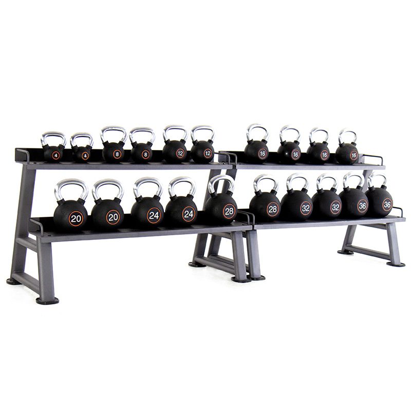 Rubber Covered Kettlebell Set - Image 2
