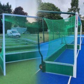 Two Standard Aluminium Hockey Goals