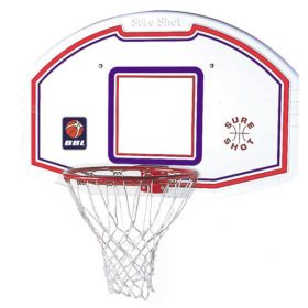 Sure Shot Coloured Basketball Backboard & Ring