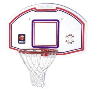 Sure Shot Coloured Basketball Backboard & Ring