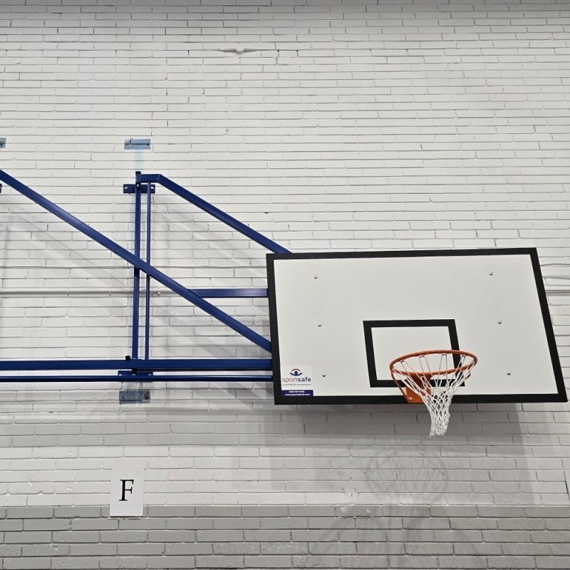 Sharpels school basketball goal