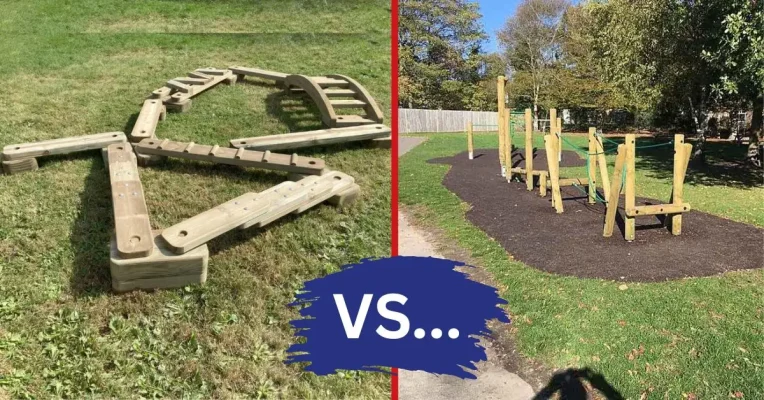 Article banner for in ground vs portable trim trails