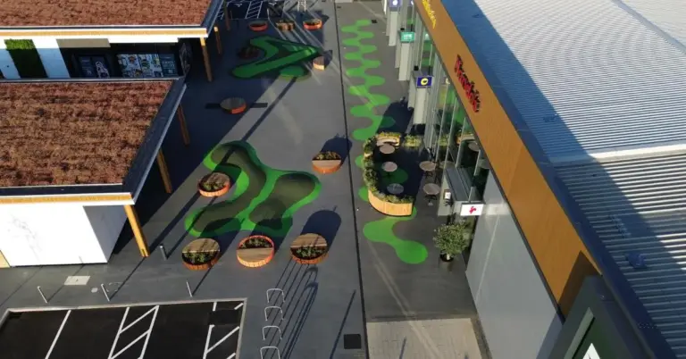 Bespoke Markings - Bedford Interchange
