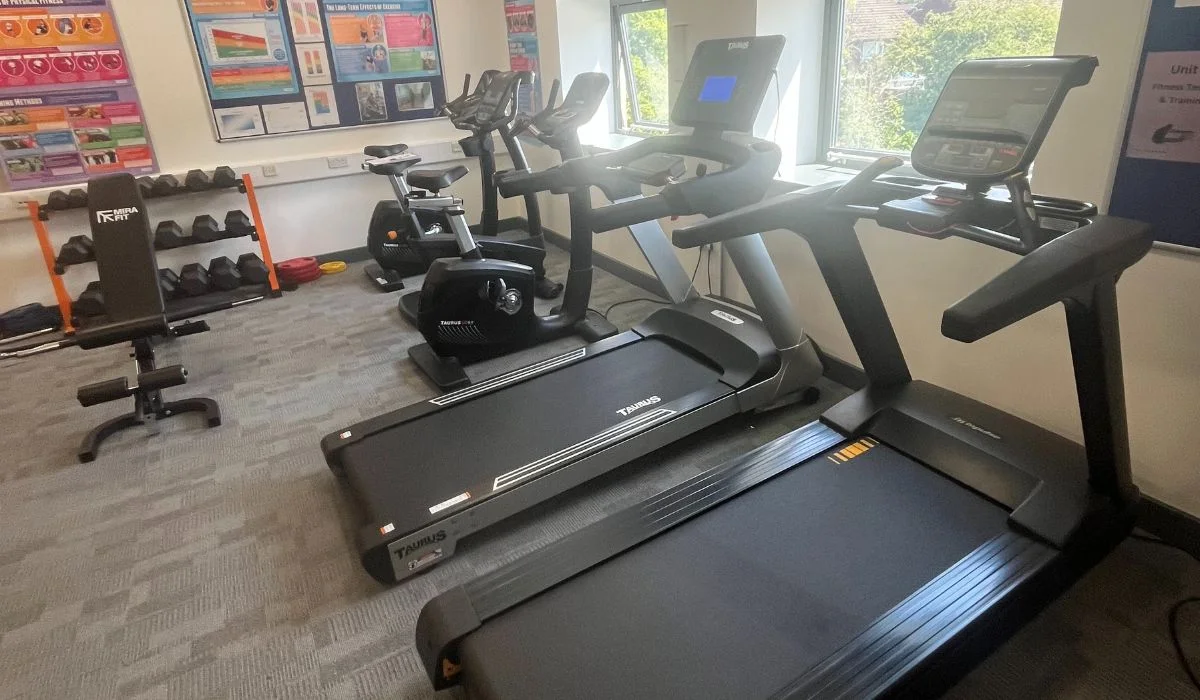 Treadmills and bikes