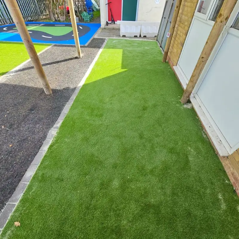 Ater of artificial grass pathway refresh