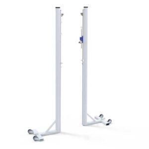 Galvanised Steel Volleyball Posts with base - Class C