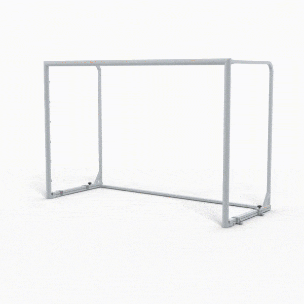 FIFA-Certified competition futsal goal | Aluminium with counterweights | Mobile & foldable - Image 2