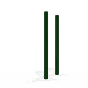 Tennis Posts with Internal Winch, Round and Socketed Design