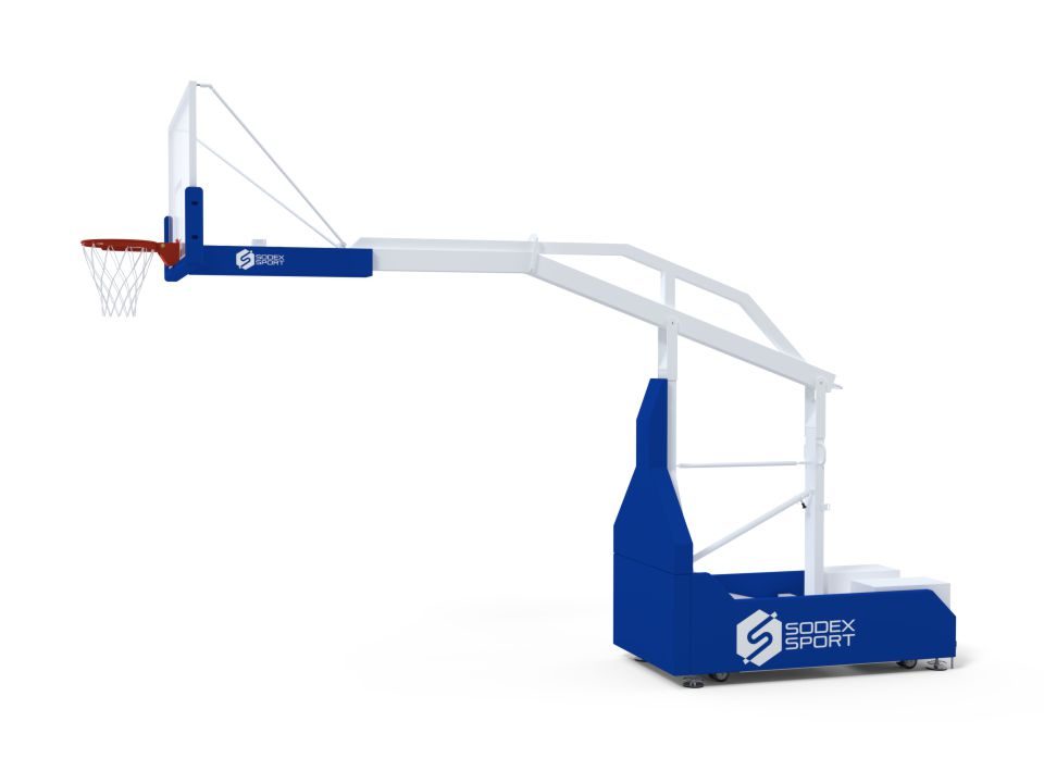 FIBA 5x5 basketball backstop Level 2 | Adjustable height | Projection 3.25m - Image 5