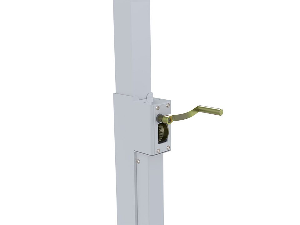 Mobile school basketball goal, adjustable positions - Image 2