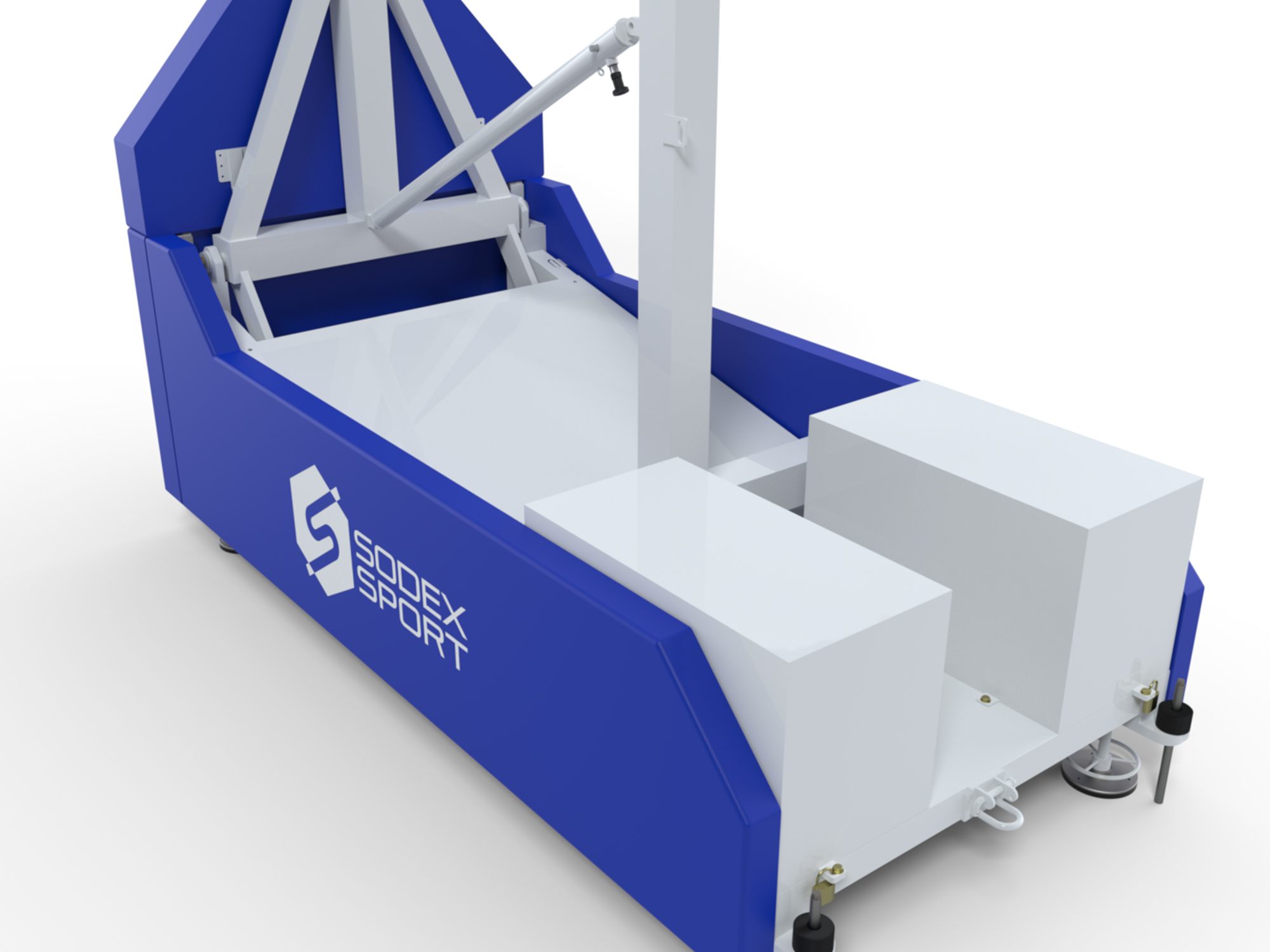 FIBA 5x5 basketball backstop Lvl 2 | Adjustable height | Projection 2.25m - Image 2