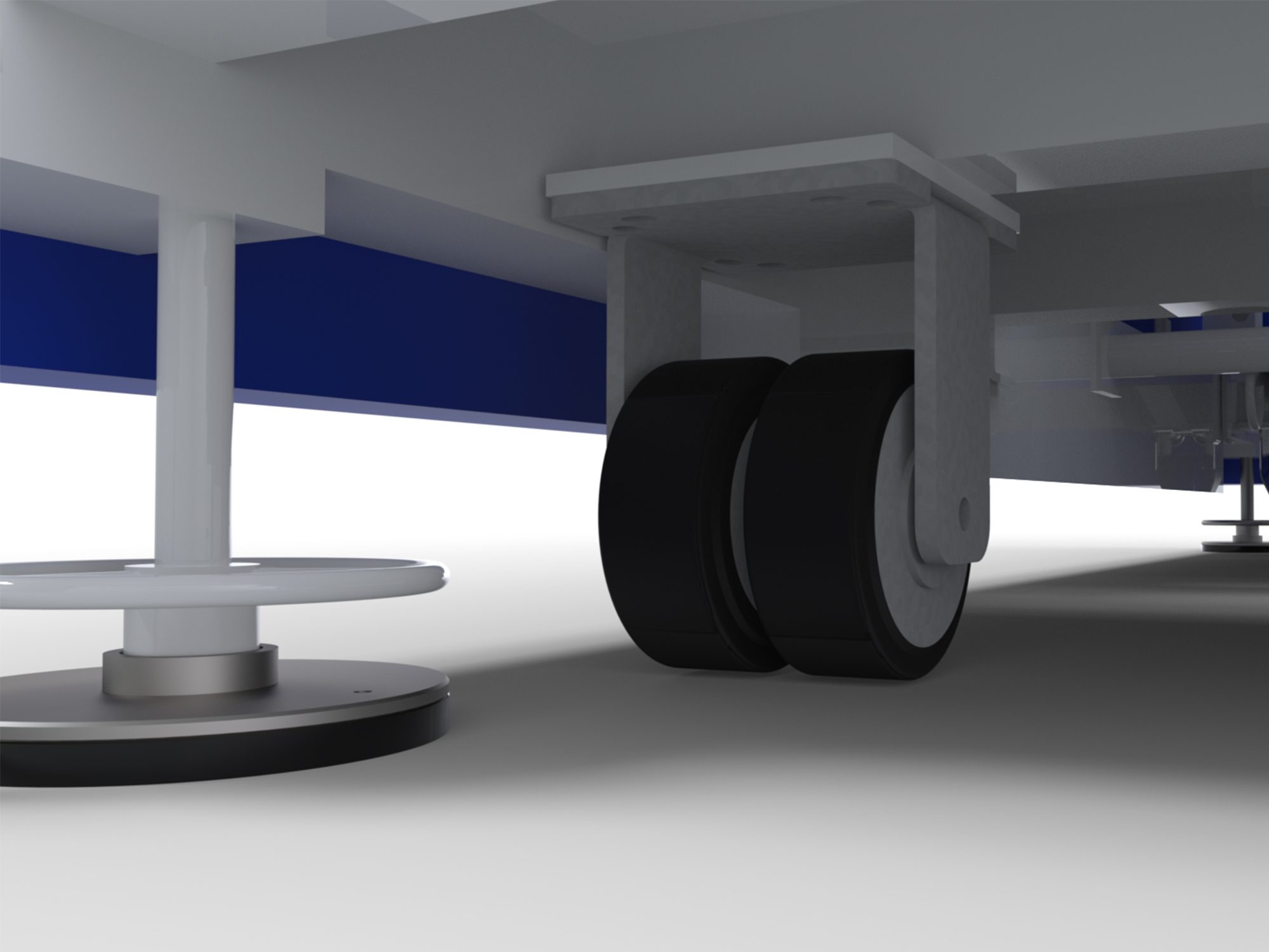 FIBA 5x5 basketball backstop Lvl 2 | Adjustable height | Projection 2.25m - Image 3