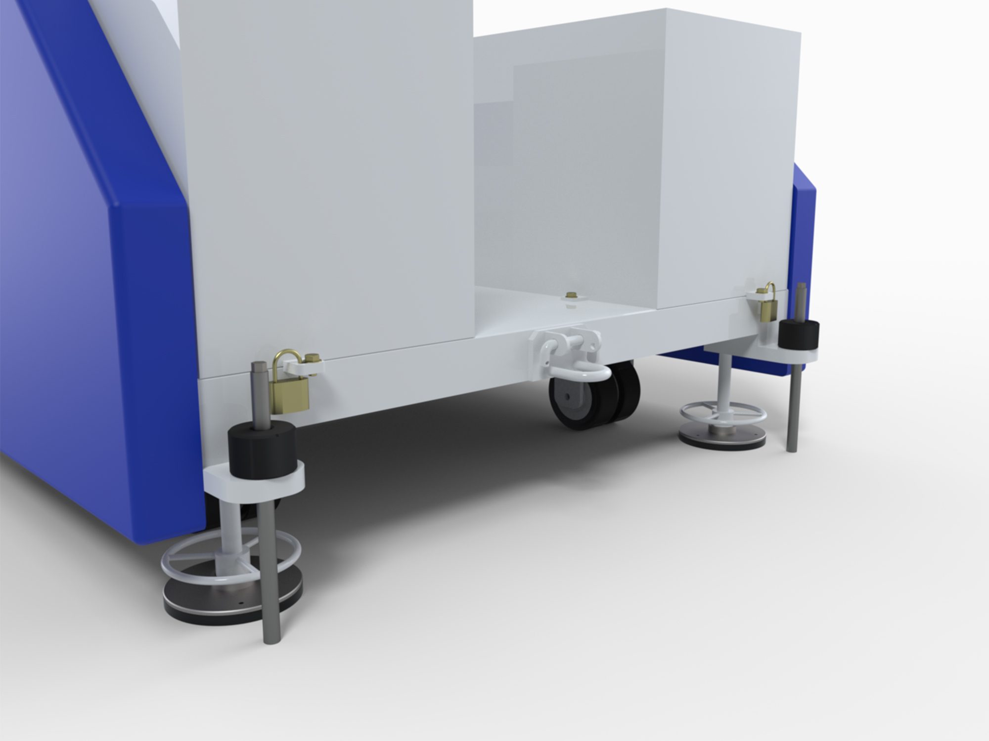 FIBA 5x5 basketball backstop Lvl 2 | Adjustable height | Projection 2.25m - Image 4