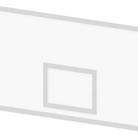Transparent basketball backboard 1.80x1.05m. 15mm thickness