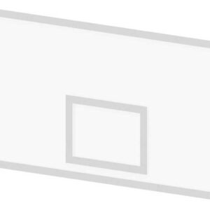 Transparent basketball backboard 1.80x1.05m. 15mm thickness