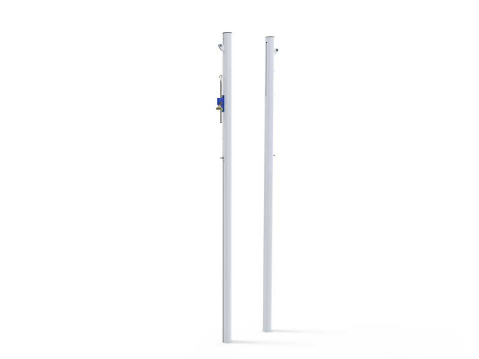 Aluminium Socketed Volleyball Posts - Class B