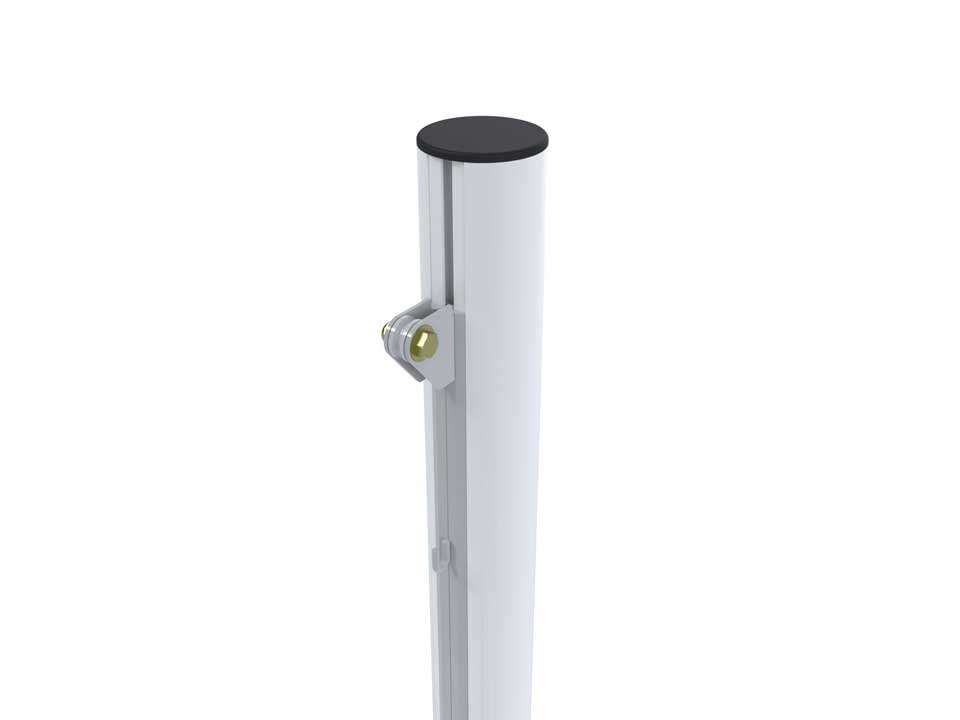 Aluminium volleyball post, manual tension system - Image 5