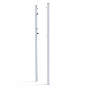 Aluminium volleyball post, manual tension system