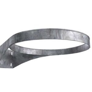 Hot-dip galvanised hookless basketball hoop