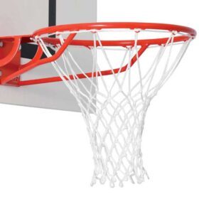 White basketball net, polypropylene, Ø5mm