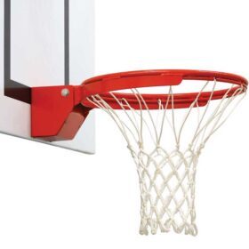 White antiwhip basketball net