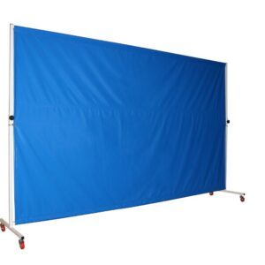 Foldable mobile separating wall