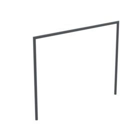 Multi-function goal | Ø90mm steel tube | Socketed