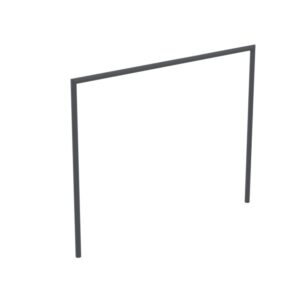Multi-function goal | Ø90mm steel tube | Socketed