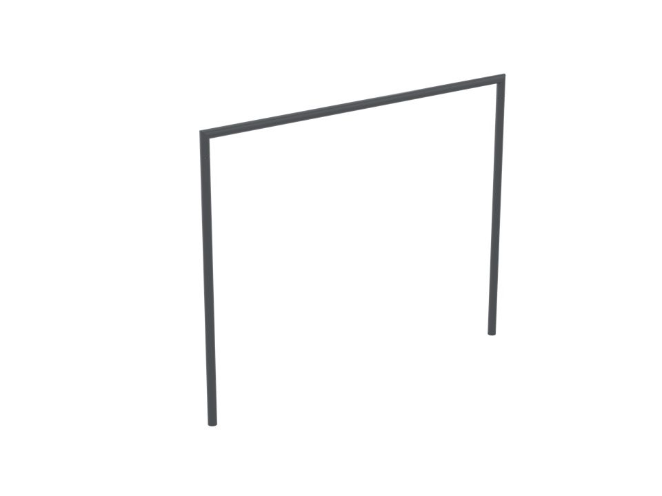 Multi-function goal | Ø90mm steel tube | Socketed