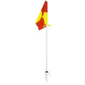 Set of 4 Flexible Corner Poles with Flags