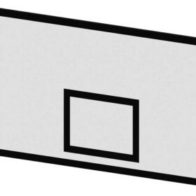 Fiberglass basketball backboard 1.80x1.05m, 21mm thickness